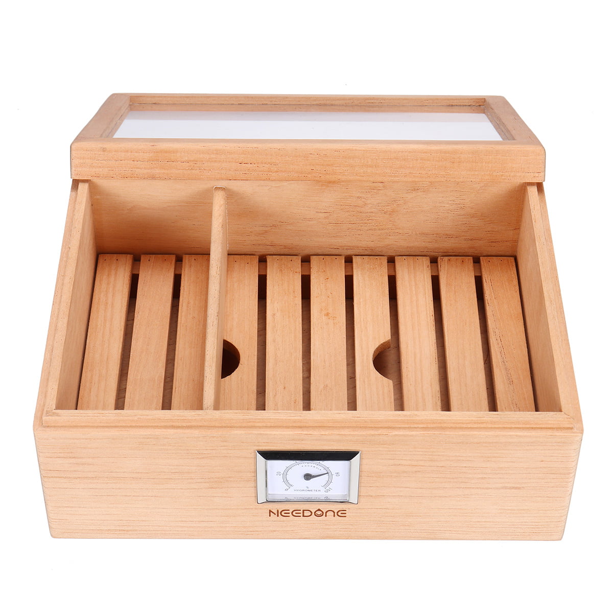Generic iSH09-M673480mn Mini Digital Hygrometer Humidor Cigar Box