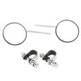 thumbnail image 1 of Motorcycle Rearview Mirror 360° Rotation Adjustable Handlebar Bracket for Retro Motorbikes, 1 of 9