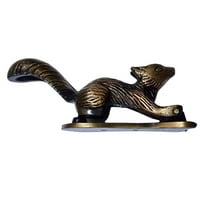 Shristy Hardware "Squirrel" Decorative Iron Door Knocker - (Pack of 1 Antique Brass Finish)