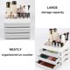 thumbnail image 3 of Organizador de maquillaje cosmético con cajones, caja de almacenamiento de mostrador de baño de plástico, soporte para lápiz labial Zhivalor CZMR-ST34-1, 3 of 9