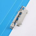 thumbnail image 3 of Double Strong Clips File Folder, Punchless Binder, Office Project Folder, Commercial or School Documents File Folder, for Letter Size or A4 Size, 100 Sheet Capacity, Blue, 3 of 8