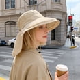 thumbnail image 5 of RYDCOT Sun Hat, Outdoor Wide Brimmed Sun Protection Hat, Windproof Fisherman Hat, Breathable Sun Hat, Travel Leisure Hat Spring and Summer Sunscreen Hat, 5 of 6