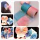thumbnail image 2 of Rollo de Tul con degradado de arcoíris para niños, tela de malla con puntos plateados, accesorios para el cabello, 6cm/8cm x 25 yardas, 2 of 4