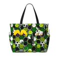 thumbnail image 1 of Disketp Soccer1 Bolsa de Playa de Gran Capacidad, Bolso Impermeable y a Prueba de Arena para Mujer, Ideal para Playa, Piscina y Natación, 1 of 7