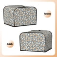 thumbnail image 3 of Picia White Popcorn Print 4 Slice Toaster Cover , Toaster Protector Dustproof Kitchen Appliance Cover, Kitchen Appliance Dustproof Protector, 3 of 7