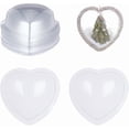 thumbnail image 6 of 24Pcs Half Ball Dome 3.1 Inch Clear Plastic Domes Candy Holder Shaker Domes Transparent Plastic Dimensional Dome Packing Covers, 6 of 9