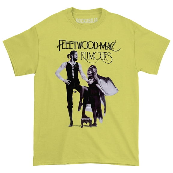 Men's Fleetwood Mac Rumours T-shirt Large Yellow