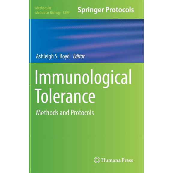 Methods in Molecular Biology Immunological Tolerance: Methods and Protocols, Book 1899, (Hardcover)