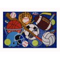 thumbnail image 1 of Fun Rugs Fun Time Rectangle Let's Play Blue Nylon Kids Rug, 1 of 2