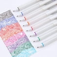 thumbnail image 4 of WRITECH Gel Ink Retractable Pens: Assorted Colors Ink 0.7mm Medium Point Pen Set, Smooth Writing Multi Colored No Bleed Pens Bulk for Journaling 8ct, 4 of 6
