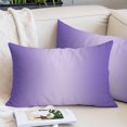 thumbnail image 2 of Purple Ombre Small Pillow Covers, Modern Gradient Abstract Art Soft Breathable Throw Pillow Cases with Invisible Zipper, Decorative Pillowcase Pillows Protectors for Sofa Bed Chair 12"x20", 2 of 9