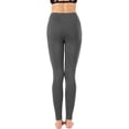 thumbnail image 3 of Womens High Waist Cotton Full Length Ankle Leggings, 3 of 6