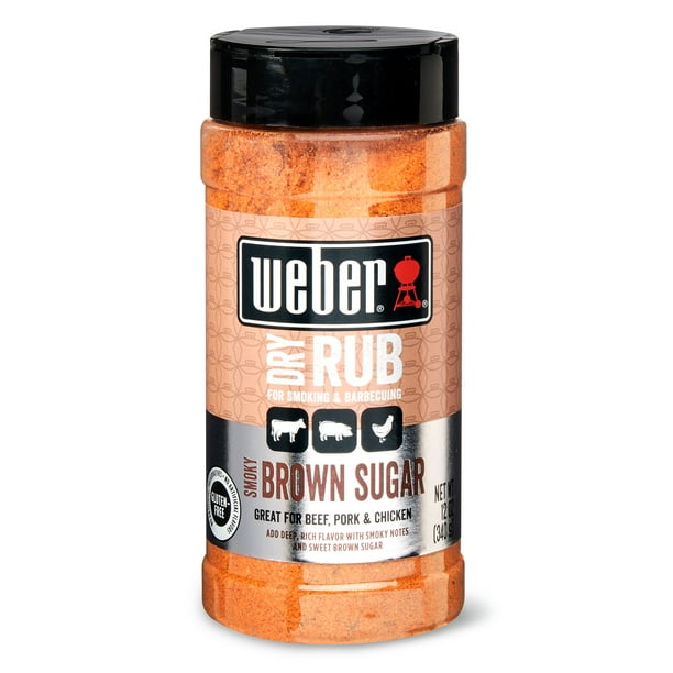 Weber Dry Rub Smoky Brown Sugar 12 Oz Walmart Com Walmart Com