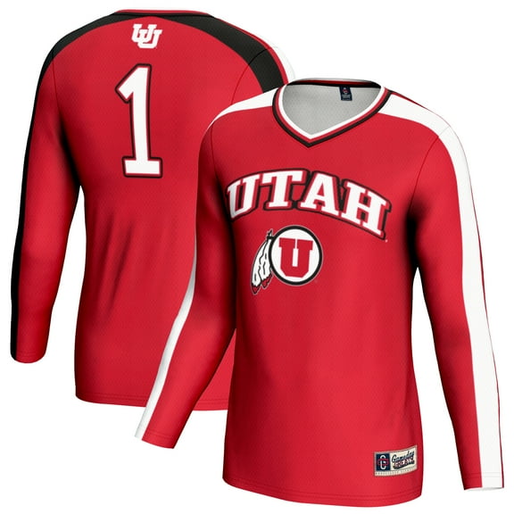 Youth GameDay Greats Red Utah Utes #1 Lightweight Volleyball Fashion Jersey