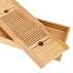 thumbnail image 2 of 1 mini plateau à thé en bambou, assiette à thé chinoise Gongfu pour la maison ou le bureau, 38 x 15 cm, 2 of 4