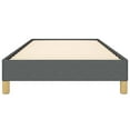 thumbnail image 3 of vidaXL Cadre de Lit Gris Foncé 100x203 cm Grand Lit Simple TG Tissu, 3 of 6