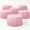 Baby Pink-60inch(6pack), variant on 6 Pack Burgundy Spandex Round Tablecloths For 72in Table Stretchy 132inch Fitted 6ft Cloths Wrinkle Free Maroon Cover With Skirt