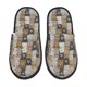 thumbnail image 1 of Balery Cartoon Bear Pantuflas de Casa de Felpa Silenciosas con Diseño Estampado, Zapatillas Cómodas Antideslizantes de Algodón para Interior-Large, 1 of 8