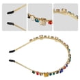 thumbnail image 3 of Unique Bargains Fashion Rhinestone Thin Head Bands Multicolor, 3 of 7