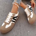 thumbnail image 5 of NexTorq Shoes for Women Sneakers, Slip On Shoes Women, Womens Walking Shoes, Womens Flat Shoes, Women Anti-Slip Retro Running Shoes Lightweight Comfort Lace-Up Tennis Sneakers, Black, 5.5, 5 of 5
