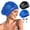 Black+Blue, variant on Virsidi 2 Pack Large Swim Caps for Long Hair, Silicone Swimming Cap for Adult Women Men, Waterproof Swim Hats Bathing Caps to Keep Hair Dry with Bonus Nose Clip and Earplugs