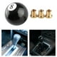 thumbnail image 5 of Perilla de cambio de marchas universal con bola redonda genérica M10x1,5 M10x1,25 M8x1,25 para interior 8, 5 of 8