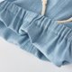 thumbnail image 3 of Odeerbi 1-10 Años Niños Niñas Verano Lino Pantalones Casual Elástico Cintura Transpirable Cropped Pantalones, 3 of 4
