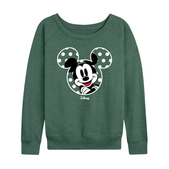 Disney - Mickey Ears - Women's French Terry Long Sleeve Pullover
