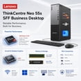 thumbnail image 2 of Lenovo ThinkCentre Neo 55s SFF Business Desktop, AMD Ryzen 5 220, 16GB DDR5, 512GB SSD, Windows 11 Pro, 2 of 7