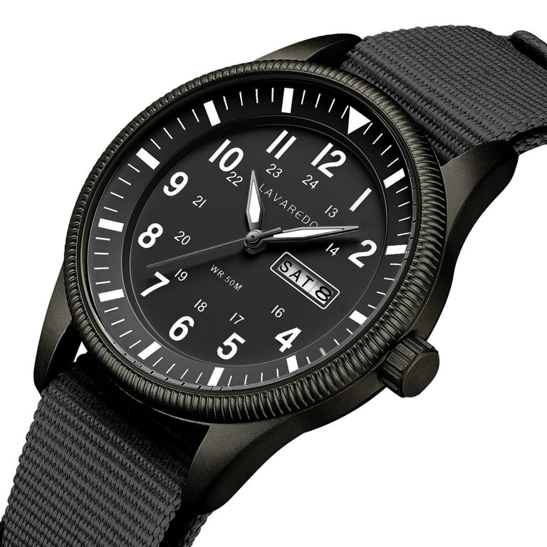 Bomieux Men's Military Sport Watch Nylon Strap Black photo 8