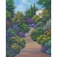 thumbnail image 2 of Rhyan, Vivien 26x31 Gold Ornate Wood Framed with Double Matting Museum Art Print Titled - Garden Path II, 2 of 4