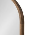 thumbnail image 3 of Kate and Laurel Hutton Transitional Capsule Wall Mirror, 24 x 36, Rustic Brown, Decorative Bohemian Mirror for Wall, 3 of 8