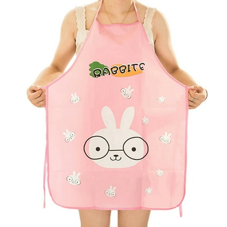 

VEAREAR Apron Women Cute Cartoon Waterproof Apron Kitchen Restaurant Cooking Bib Aprons