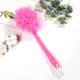 thumbnail image 2 of 1Pcs Long Handle Hanging Soft Mesh Back Body Bath Shower Brush Sponge Long Handle Ultra-soft Bath Brush Rosa Roja, 2 of 6