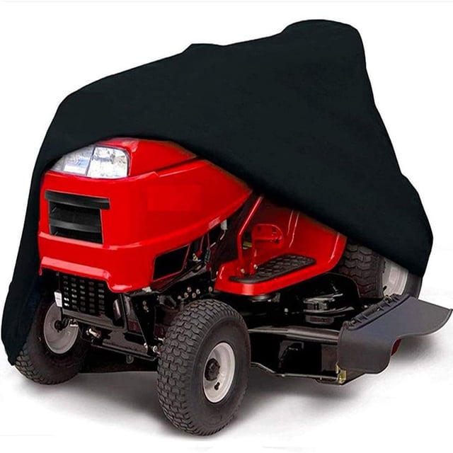 OUSITAID Riding Lawn Mower Cover Waterproof Tractor Cover Fits Decks up to 54” Heavy Duty 420D Polyester Oxford Durable UV Water Resistant Covers for Your Rider Garden Tractor