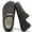 Grey, variant on Women's and men's slippers, plush slippers, warm and anti-slip home slippers and socks
