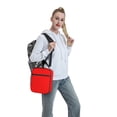 thumbnail image 4 of Lunch Bag For Women Men Insulated Portable Lunch Box Bento Box Office Picnic Travel Cooler Bag Red, 4 of 9