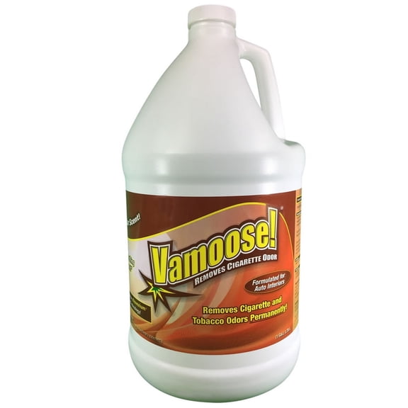 Vamoose! Smoke Odor Air Freshener & Eliminator, New Car Scent, Gallon Refill