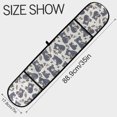 thumbnail image 3 of Dailycode Double Sided Oven Mitt with Loop Heat Resistant Kitchen Long Potholders 7" x 35" Cute Bear and Leaf, 3 of 6