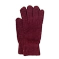 thumbnail image 2 of Happy date 2 Pairs Men Women's Winter Touchscreen Solid Color Gloves Warm Fleece Lined Plush Gloves Elastic Cuff Winter Gloves, 2 of 8