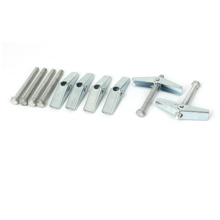 Metal Wall Anchors 5mm x 50mm thread metal spring toggle wall anchor bolts silver Metal Wall Anchors 5mm x 50mm thread metal spring toggle wall anchor bolts silver