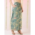 thumbnail image 3 of Globus Women Floral Print Mid-Rise Wide Leg Palazzos, 3 of 6
