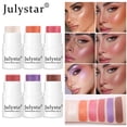 thumbnail image 4 of Julystar Shimmer Blush Stick – Use as Blush, Highlighter, Contour or Eyeshadow – Buildable Natural Finish, 4 of 10