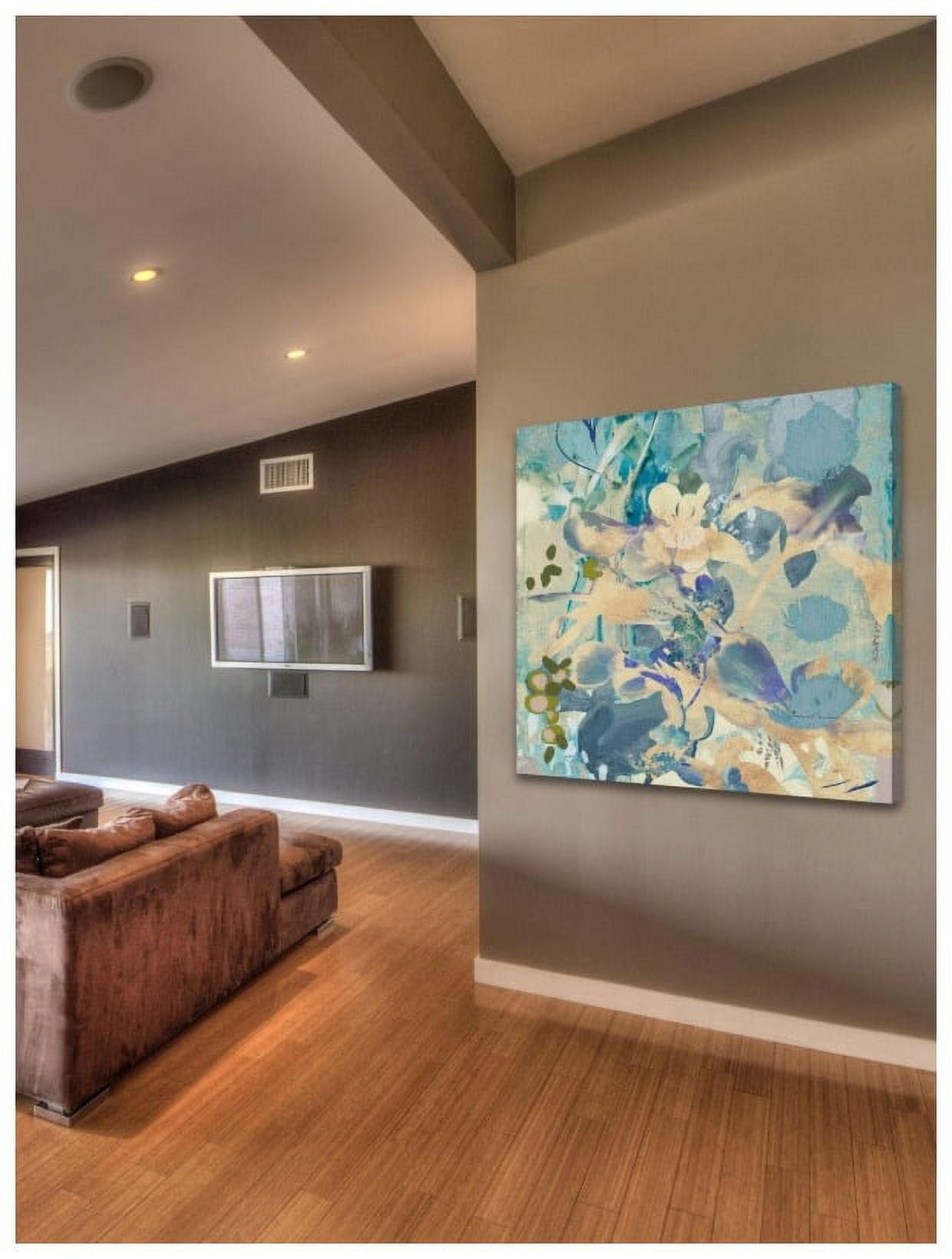 "Entwine with Orchids" Painting Print on Wrapped Canvas
