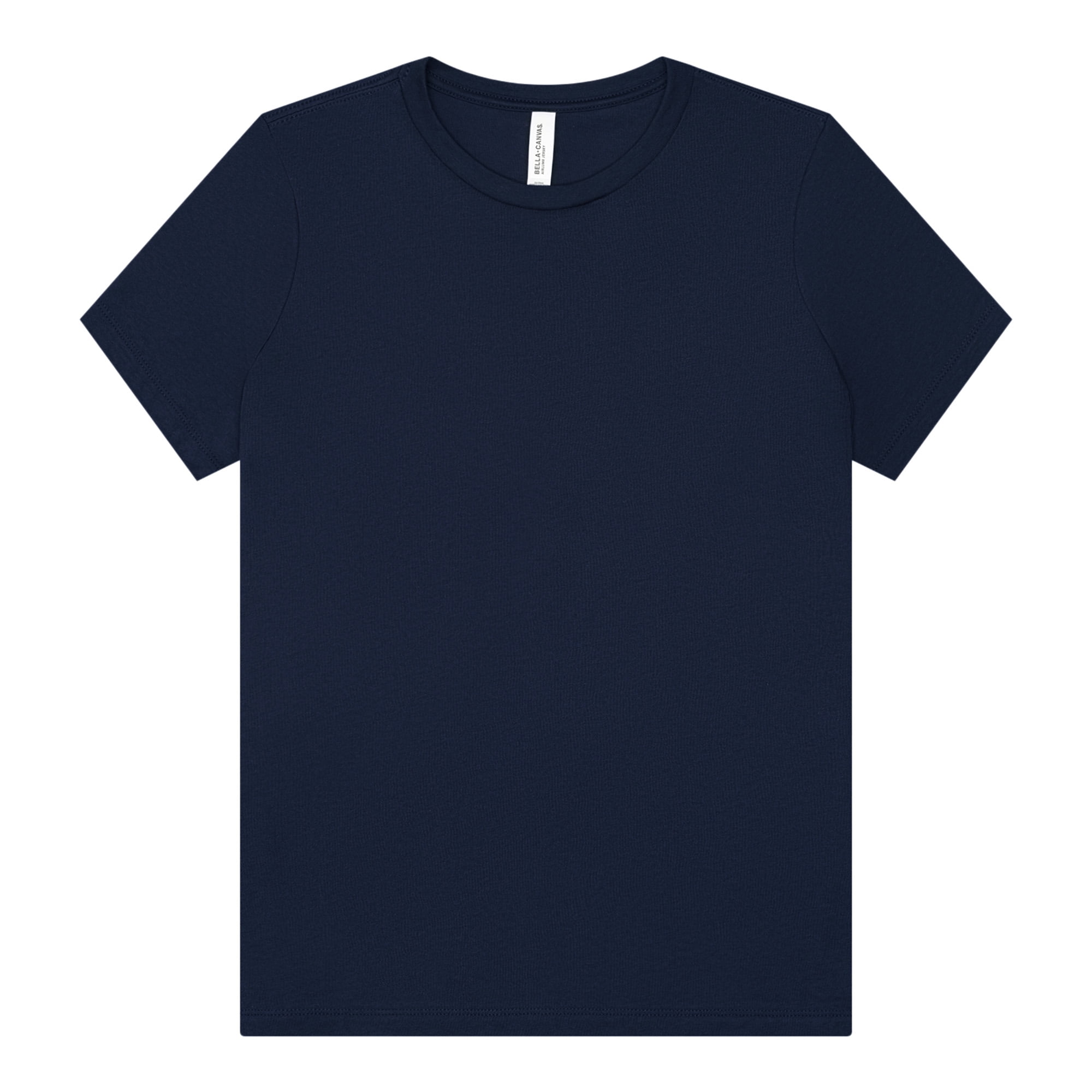 BELLA+CANVAS Women's Relaxed Crew Neck T-Shirt for Crafting, Navy, XXLarge