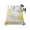 Yellow, variant on King Size Flat Sheet Only, Navy Blue Chrysanthemum Soft Brushed Microfiber Bed Sheets, Farmhouse Botanical Floral Modern Hotel Quality Breathable Bedding Top Sheet, Easy Care, 105"x98"
