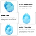thumbnail image 3 of SHISUYAN Blue Nail Soak Bowls for Manicure Use Made of Durable Plastic 2 Pieces Fit One Hand at a Time, 3 of 9