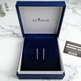thumbnail image 5 of 10K Solid Yellow Gold Round Medium Hoop Earrings, 5 of 8