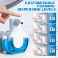 thumbnail image 2 of Automatic Foaming Soap Dispenser 15oz/420ml Foaming Hand Sanitizer Touchless Wall Mount with 4levels Adjustable Free Touch Electric Soap Dispenser Rechargeable with Sensor for Bathroom Kitchen White, 2 of 5