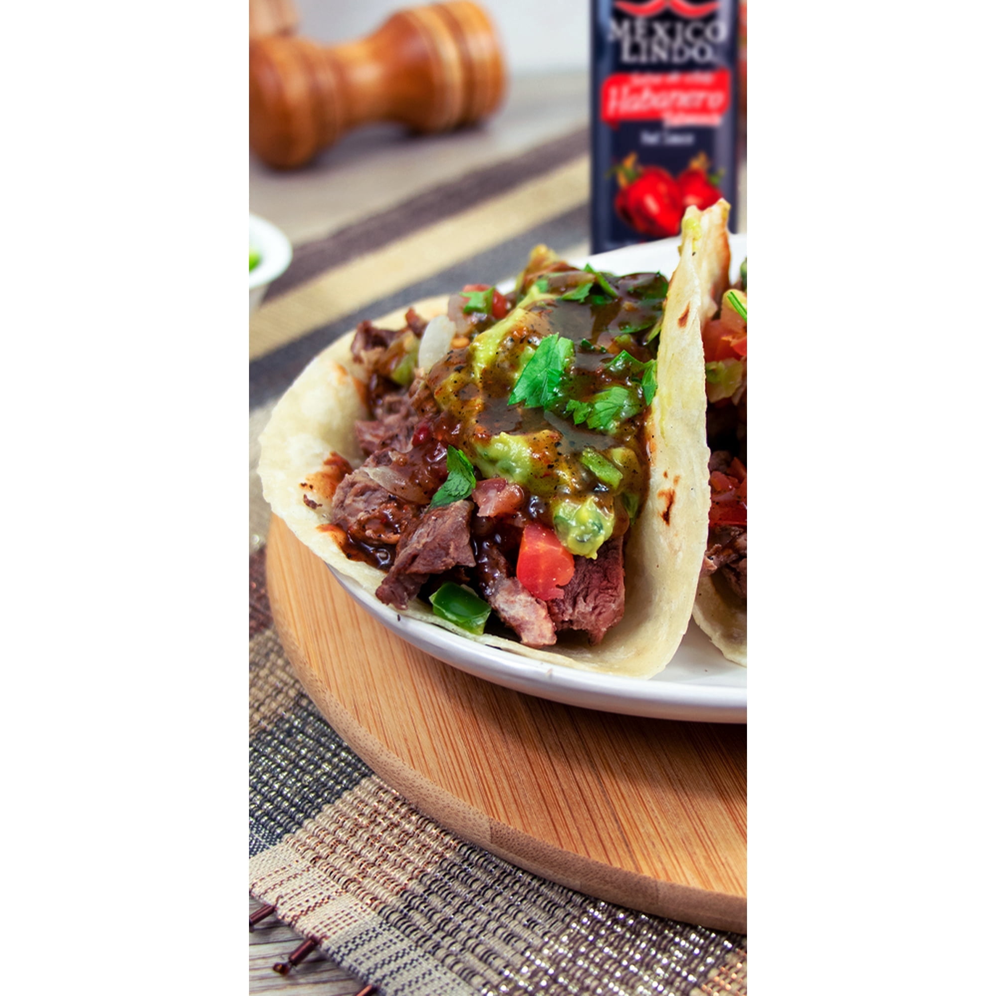 (Pack Of 12) Mexico Lindo Hot Sauce Extra Extra Extra Hot 5 Oz